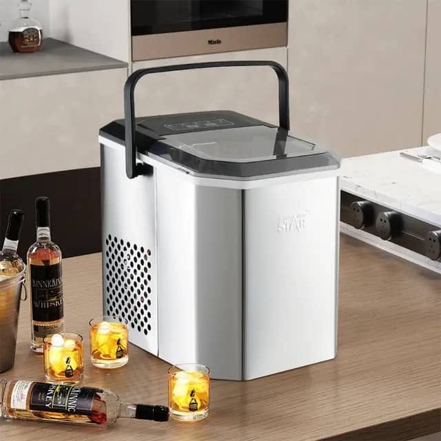 Sokany electric  ice block maker machine... Stainless body.